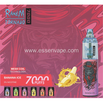 Popular Sale Vape RandM Tornado 7000Puffs Poland